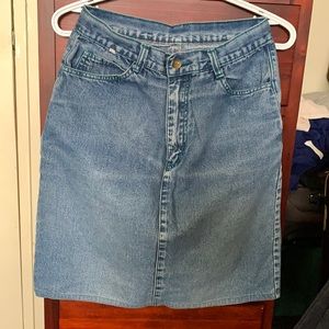 Vintage Denim Skirt